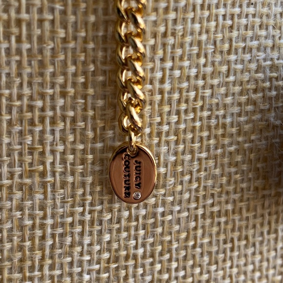 Juicy Couture Gold & Rhinestone Necklace - Picture 5 of 9